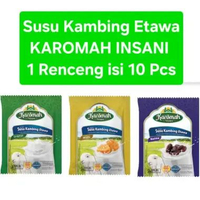 KAROMAH Susu Kambing Etawa Rasa Original Tinggi Kalsium Vitamin D 20gr x 10 Sachet Kurma