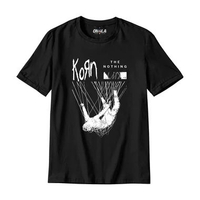 ONILA T-Shirt Kaos Band KORN The Nothing Baju Musik Metal Unisex Cotton Combed 24s XL