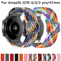 22mm Nylon Sports Bracelet For Huami Amazfit GTR 4/3/3 Pro Smartwatch Band for Amazfit GTR 47mm Stratos 3 Strap Watchband Correa
