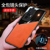 New Fashion Luxury Original Leather Magnetic Shockproof Case For VIVO X70 X70Pro Cover Protective Phone Shell for VIVO X70 Pro+