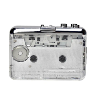 Portable Cassette to MP3 Player Mini USB Tape Player MP3 Converter with 3.5mm AUX Input Software CD Cassette Audio Music Player