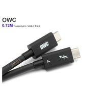 OWC Thunderbolt 4 線 USB-C 40Gb/s 高速傳輸 0.7M / 1M / 2M