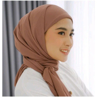 HIJAB SEGI EMPAT INSTAN 2 LAYER PLUS INNER 2IN1 | SEGITIGA INSTAN INNER 2IN1 | CERUTY BABYDOLL Musli