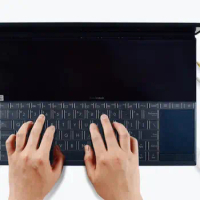 Clear Transparent Silicone Keyboard Cover Film For ASUS ZenBook Duo 14 UX481FL UX481FA UX481