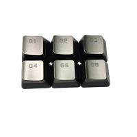 Keycap Bàn Phím Chơi Game Cơ RGB, Bộ 6 Chiếc, G1G2G3G4G5G6, Bền, Nắp Phím Macro, Tương Thích Với Cor