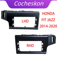 12.3 Inch Car Frame Fascia Adapter Canbus Box Android Fitting Panel Kit For Honda FIT JAZZ 2014-2020