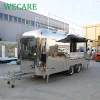 WECARE Food Shop Cart Coffee Truck Mobile Airstream Food Trailer Remorque Food Trucks Fully Equipped for Sale in USA