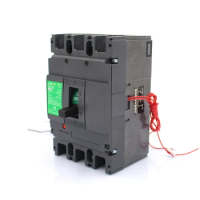 breaking ability 50KA 3P 16-125A MCCB circuit breaker with module box already installed both shunt release and auxiliary contact