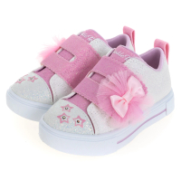 【SKECHERS】女嬰童系列燈鞋 TWINKLE SPARKS(314778NWPK)