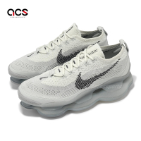 Nike 慢跑鞋 Air Max Scorpion Flyknit SE 男鞋 灰 黑 氣墊 厚底 緩衝 FQ2694-001