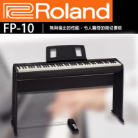 ROLAND樂蘭 / 88鍵數位鋼琴 FP-10 黑色套裝組 / 公司貨保固