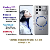 Nubia RedMagic 11 Pro 2026 - 6.85 inch- Case - Screen Protector - Dll Shockproof case