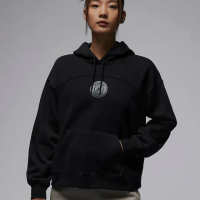 【NIKE 耐吉】連帽上衣 帽T 籃球 AS W J PSG HOODIE 23 女 黑(DZ3267010)