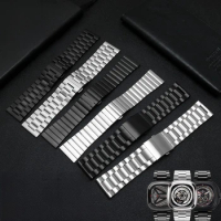 28mm For Seven on Friday Diesel stainless steel watch strap men's watchband Folding buckle men Wrist band Bracelet accessories
