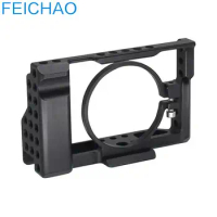RX100 Vlog Camera Cage for Sony RX100 III IV V VI VII Camera Stabilizer 1/4 3/8 Mount for RX100 M3 M4 M5 M6 M7 Protector Case