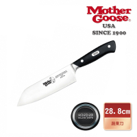 【美國MotherGoose 鵝媽媽】德國鉬釩不鏽鋼 料理刀2入組28.8cm