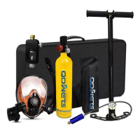 QDWETS1L mini diving oxygen tank scuba diving oxygen tank underwater breathing apparatus suitable for scuba diving and snorkelin