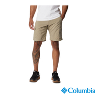 Columbia哥倫比亞 男款-超防曬UPF50快排短褲-卡其 UAE57630KI / S23