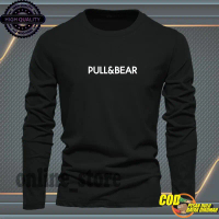 PROMO ....!!! Men's Long Sleeve T-Shirt / Casual Men's & Women's T-Shirt / White Pull Text Logo Dist