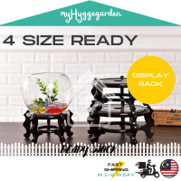 [14-22cm] Antique Plastic Display Rack Fish Bowl Stand Plant Pot Home Office Deco | Tapak Pasu Bunga