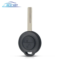 BEST KEY Replacemen 2 Buttons Remote Car Key Fob Shell Blank Uncut HU56R Blade For Mitsubishi Colt Warior Carisma Spacestar