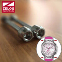 steel watch Screw tube rod For TS Tissot T-race&amp;T-SPORT T048 feminine 40.66mm lady watch band connect lugs