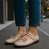 Onar Street Papricia - Flat Shoes Sandal Wanita Model Tali Dua Gesper