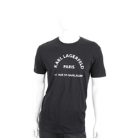 KARL LAGERFELD K / Athleisure 黑色棉質T恤(男款)