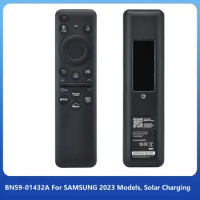 Remote BN59-01432A with Voice, Smart TV Remote for 2023 Models, Solar Charging Compatible with Neo QLED 8K HDR Smart TVs ，