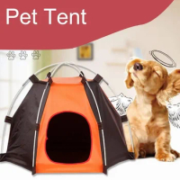 Dog Tents Dog Camping Tent Pet Supplies Cat Kennel Puppy House Outdoor Sun Protection Breathable Foldable Tent Waterproof Tent