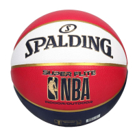SPALDING NBA SUPER FLITE系列#7號合成皮籃球-7號球 斯伯丁 SPA76352 丈青紅白