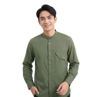 Rabbani - Kemeja Koko Hiro Levi 525 Army XL