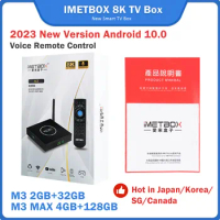 [Genuine] 2024 IMETBOX M3 32GB MAX 128GB 8K TV Box hot in Singapore Malaysia Korea Japan UK USA Canada AUS PK Evpad Svicloud 9p