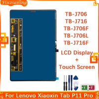 11.5" For Lenovo Tab P11 Pro TB-J706 J706F J716 J716F Display Touch Screen Digitizer Assembly Replacement Parts LCD