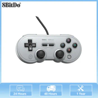 8BitDo SN30 Pro USB Gamepad Support For Nintendo Switch/Switch Oled/Windows10/11/PC/Raspberry Pi Wired Controller