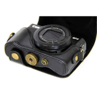 G7XII G7X2 Camera Video Bag PU 1/4 Screw Mount Fits for CANON Powershot G7X Mark II Case Accessories @