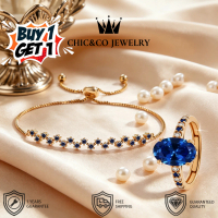 [BUY 1 GET 1]cincin gelang cincin dan gelang wanita 1 set Hadiah & Acara Sehari-hari  CHIC&CO kualit