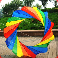 free shipping high quality 2m kite wing beautiful easy control kite tails accessory eagle kites flying traditional chinese kites