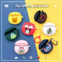 New Silicone Case For OPPO Enco Air2i / Enco Buds 2 Cover Ring Anti-drop Shockproof Earphone Protect Case Hearphone Box Case