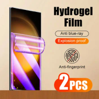 2Pcs Anti Blue Light Hydrogel Film For Samsung S8/S9 Plus/S10 5G/S20 FE/S20+/S21+/S21 FE/S22/S23 FE/S23 Soft Full Cover Soft