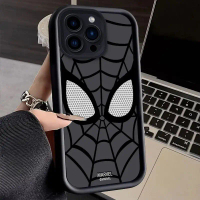 Sarung Telefon Lembut TPU Polos Spider Man Sejuk untuk Samsung Galaxy A17 A07 A56 A36 M36 M56 S25 FE