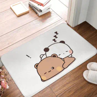 Bubu and Dudu Anime Anti-Slip Doormat Living Room Mat Sleep Hallway Carpet Entrance Door Rug Home Decorative