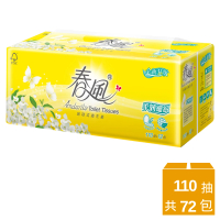 【春風】抽取式衛生紙-柔韌細緻-110抽*12包*6串