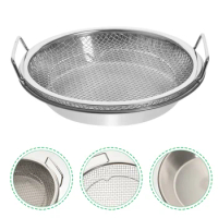 Drain Pan Oven Air Fryer Baking Tray Stainless Steel Food Holder Bread Fryers Fried Container