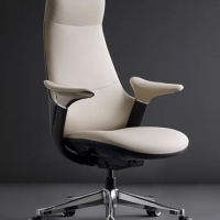 Light luxury leather boss chair Home ergonomic chair Computer chair Sedentary chair chair Office chair