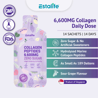 Estalife Collagen Peptides 6600MG Zero Sugar |   Vitamin C + Whitening Glutathione + Grape Juice Fas