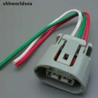 shhworldsea 2/10/50PCS 2.2mm 3pin 3way Alternator Repair sockets case for Toyota for Suzuki 3 pin connectors harness 6189-044