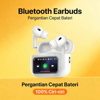 A9 Pro TWS Wireless Bluetooth Earbuds, Noise Canceling Headphones with Smart Touchscreen, Universal