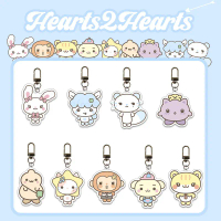 Kpop Idol Hearts2Hearts Pop-Up Cartoon Keychain Acrylic Figurine Doll Pendant