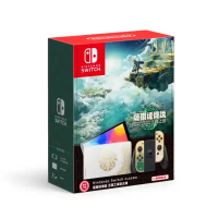 NS Nintendo Switch OLED《薩爾達傳說 王國之淚》特別版主機 (台灣公司貨電力加強版)